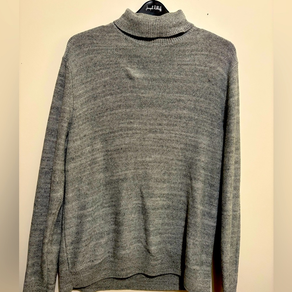 Gray Turtleneck Sweater